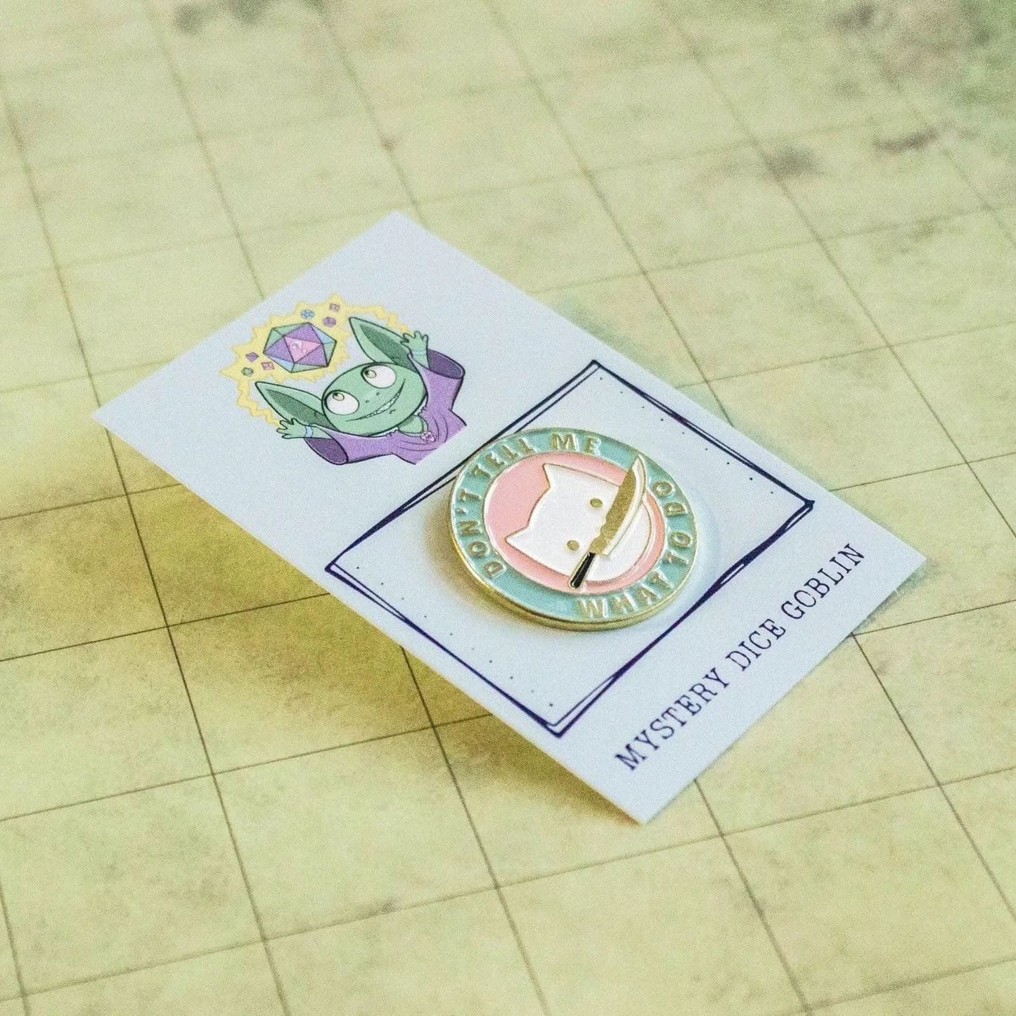 Mystery Dice Goblin: Don't Tell Me What To Do Pin