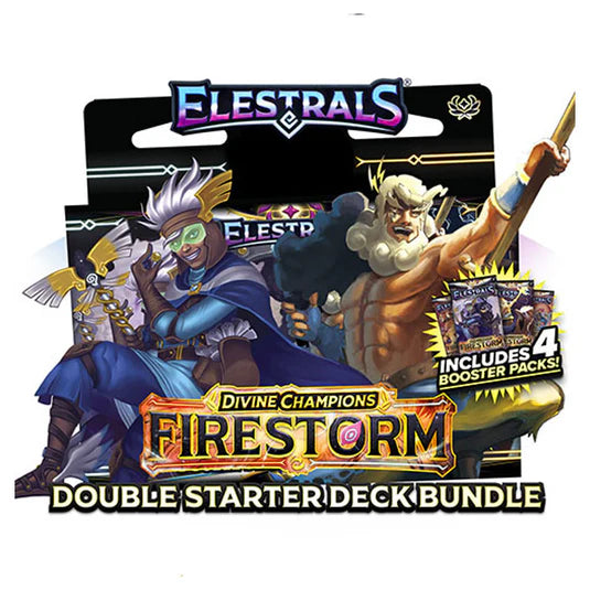 Elestrals TCG: Divine Champions Firestorm Booster Box - Zeus & Hermes