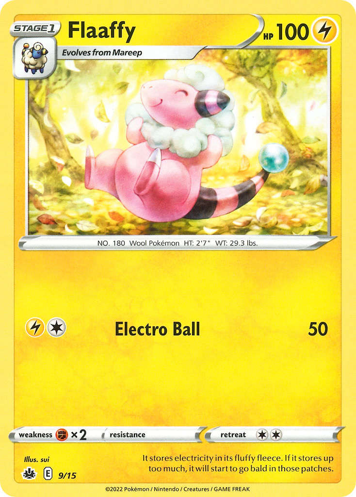 (009/15) Pokemon TCG McDonald's Match Battle 2022 Single: Flaaffy Promo