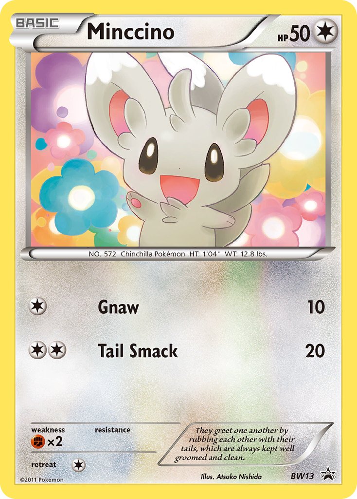 (013) Pokemon TCG BW Black Star Promos Single: Minccino Promo