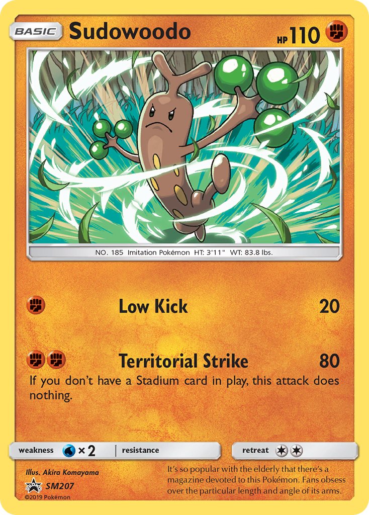 (207) Pokemon TCG SM Black Star Promos Single: Sudowoodo Promo
