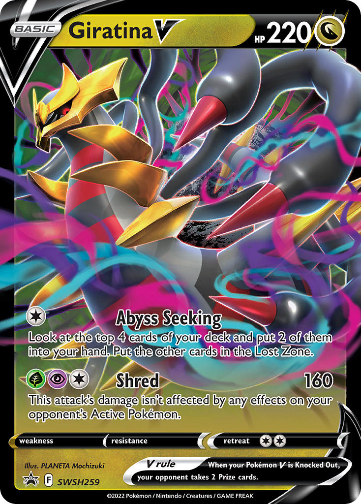 (259) Pokemon TCG SWSH Black Star Promos Single: Giratina V Promo