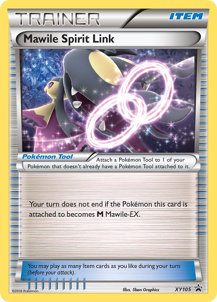 (105) Pokemon TCG XY Black Star Promos Single: Mawile Spirit Link Promo