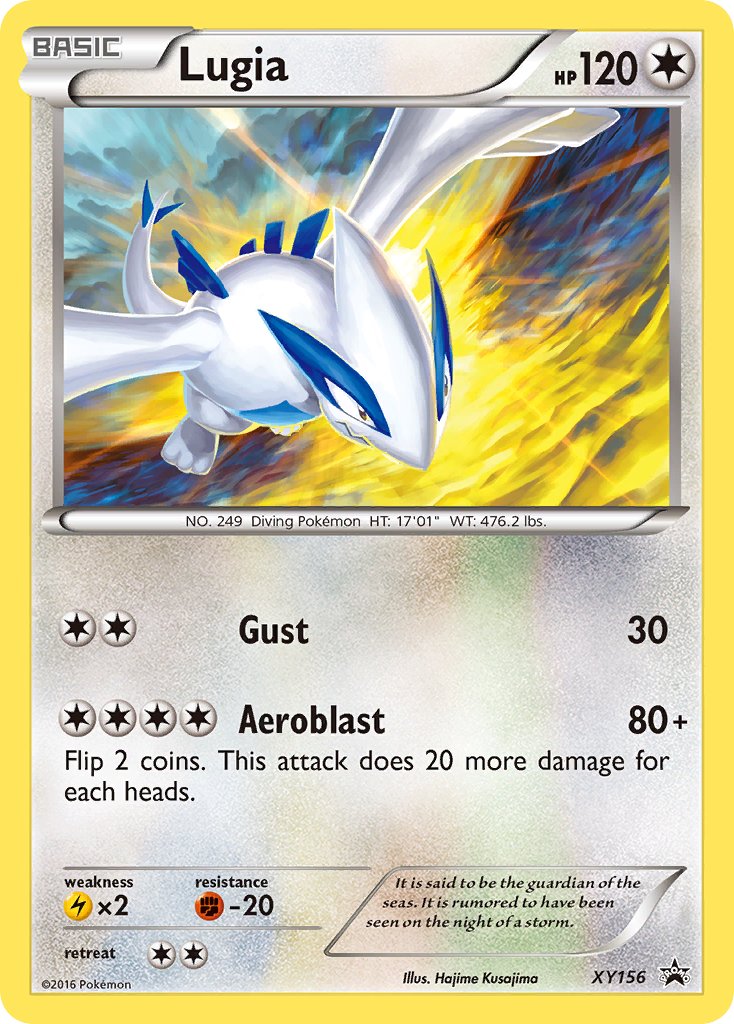 (156) Pokemon TCG XY Black Star Promos Single: Lugia Promo