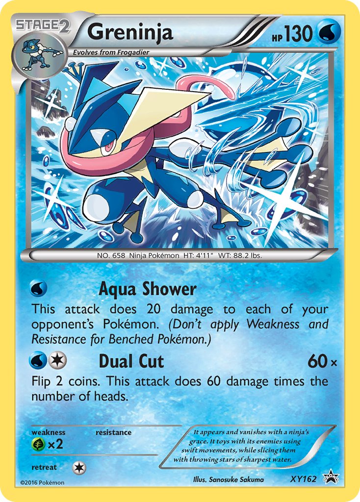 (162) Pokemon TCG XY Black Star Promos Single: Greninja Promo