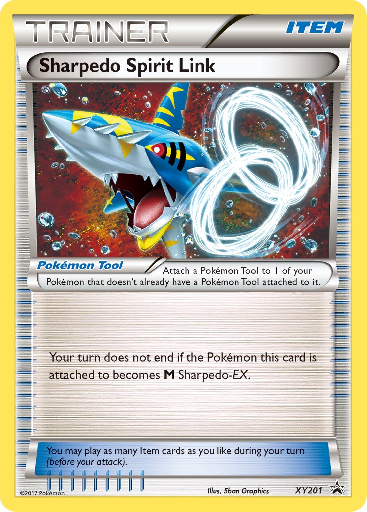 (201) Pokemon TCG XY Black Star Promos Single: Sharpedo Spirit Link Promo