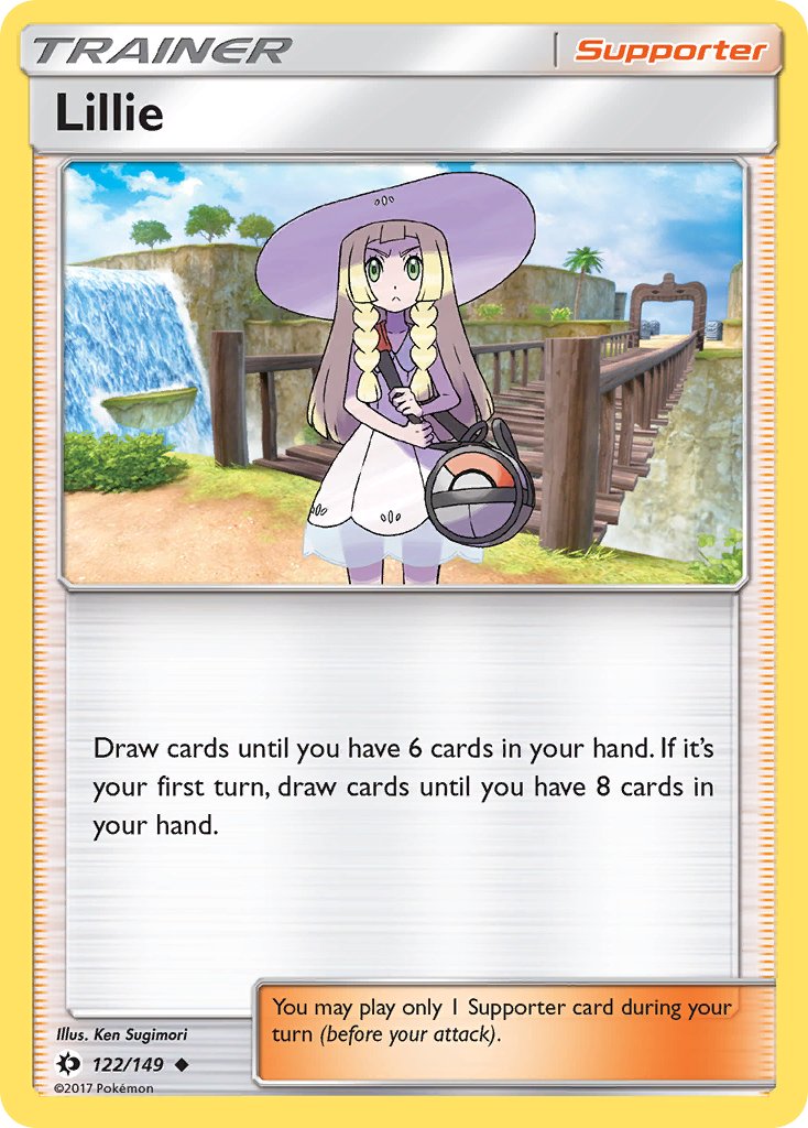 (122/149) Pokemon TCG Sun & Moon Single: Lillie Uncommon