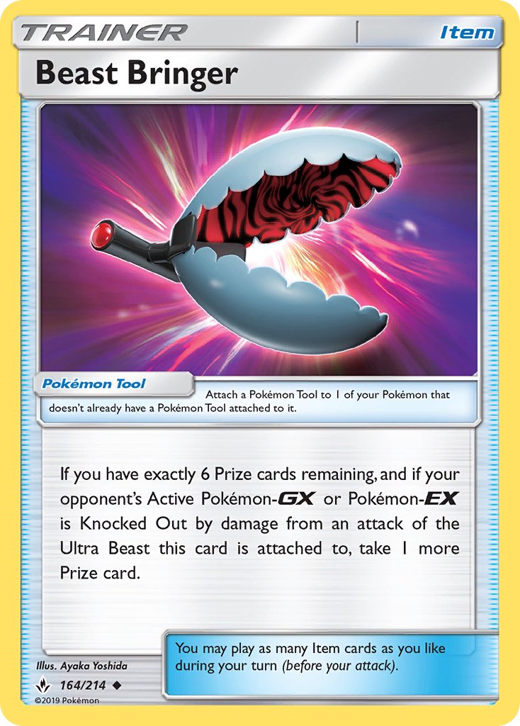 (164/214) Pokemon TCG Unbroken Bonds Single: Beast Bringer Uncommon