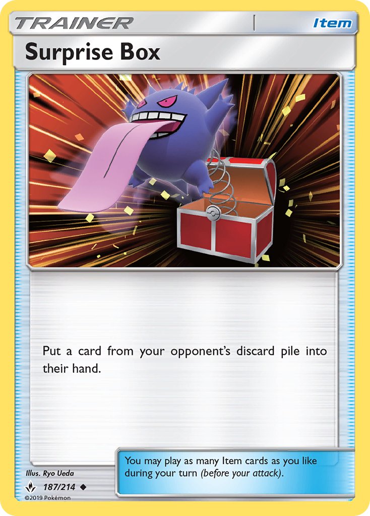 (187/214) Pokemon TCG Unbroken Bonds Single: Surprise Box Uncommon