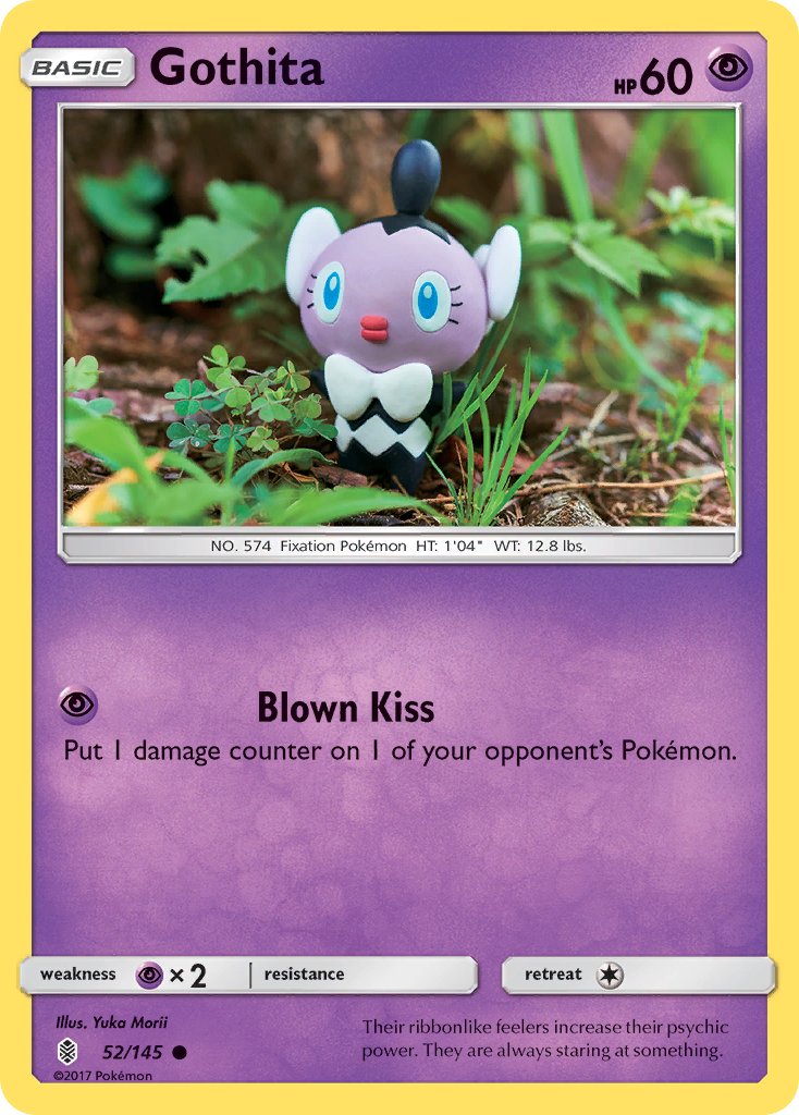 (052/145) Pokemon TCG Guardians Rising Single: Gothita Reverse Holo Common
