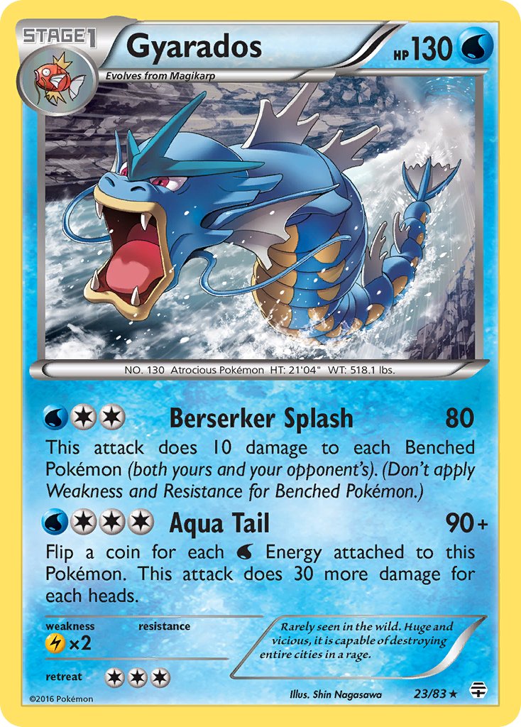 (023/83) Pokemon TCG Generations Single: Gyarados Rare