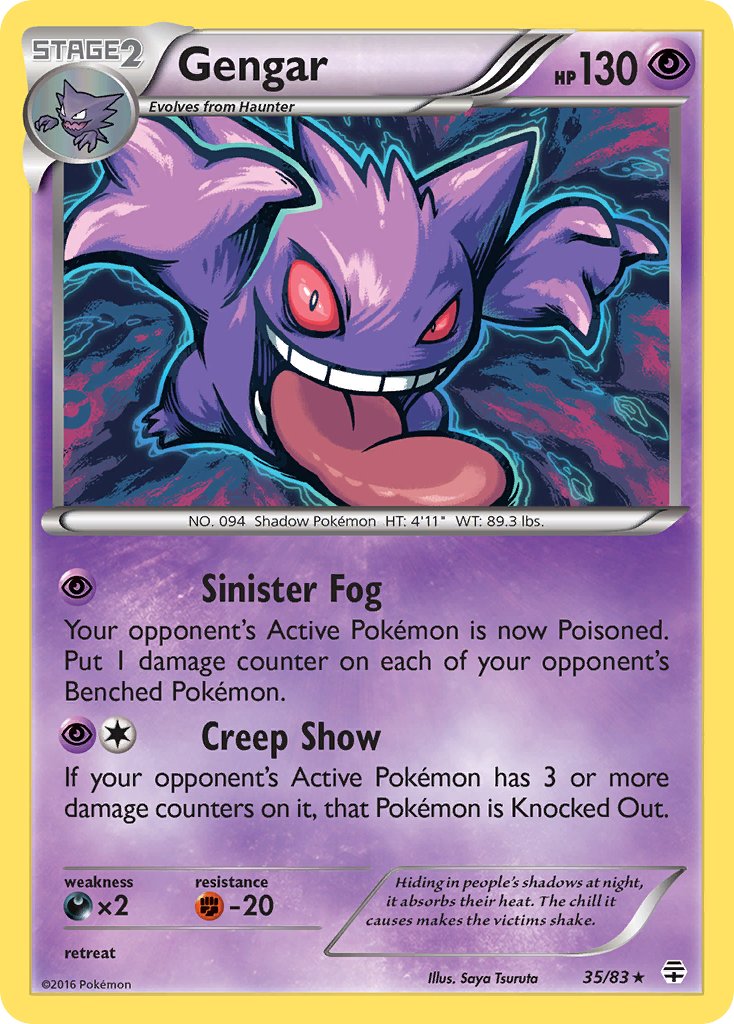 (035/83) Pokemon TCG Generations Single: Gengar Holo Rare