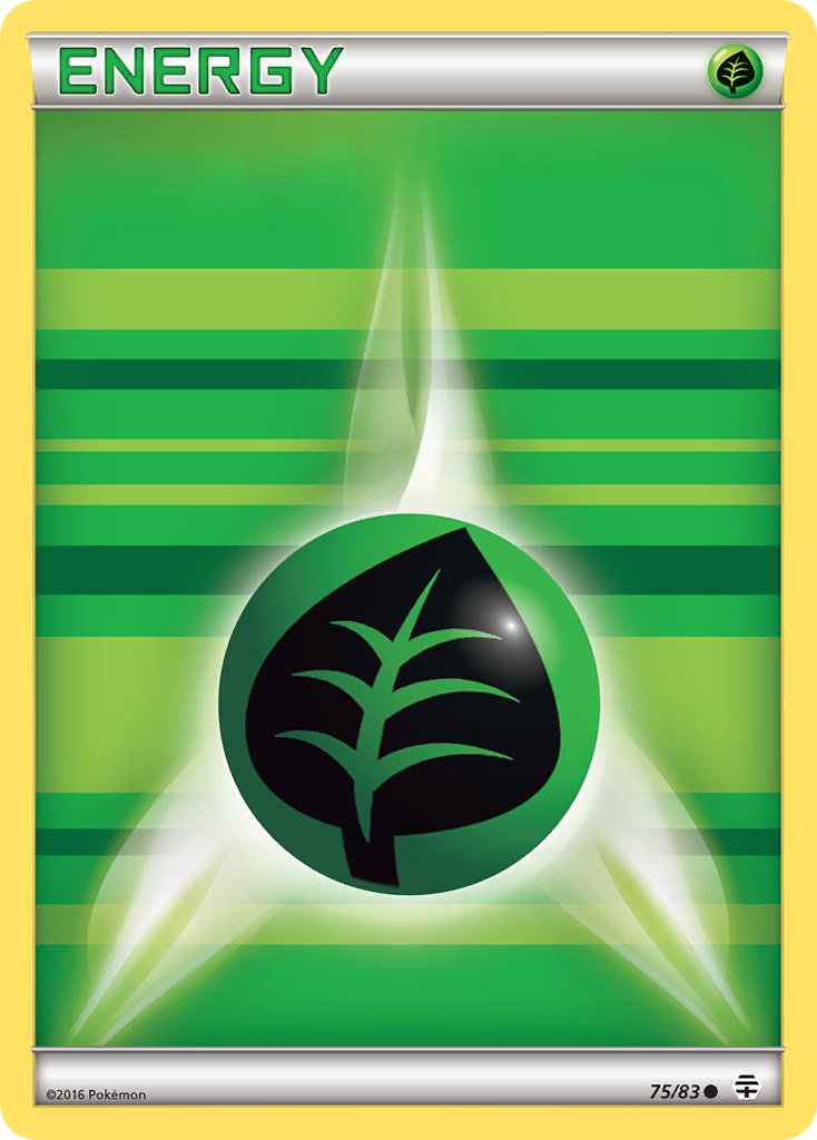 (075/83) Pokemon TCG Generations Single: Grass Energy Common