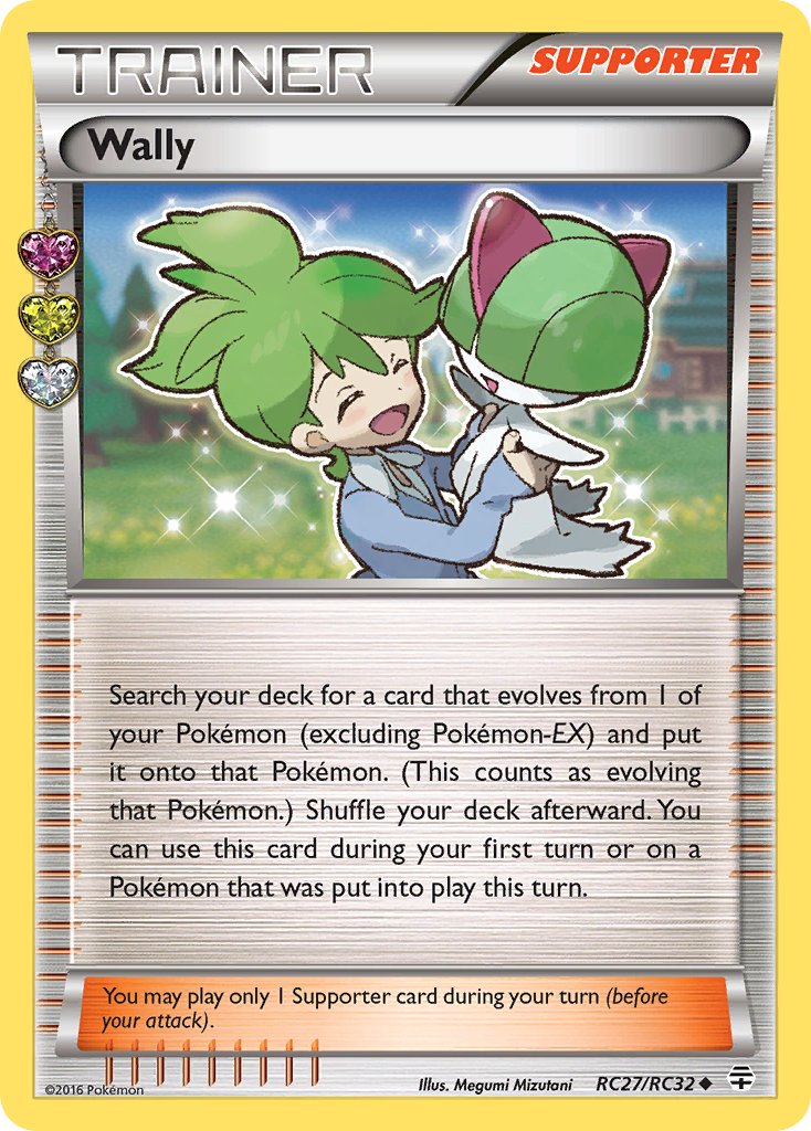 (RC27/RC32) Pokemon TCG Generations Single: Wally Uncommon