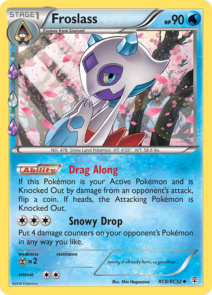 (RC8/RC32) Pokemon TCG Generations Single: Froslass Uncommon
