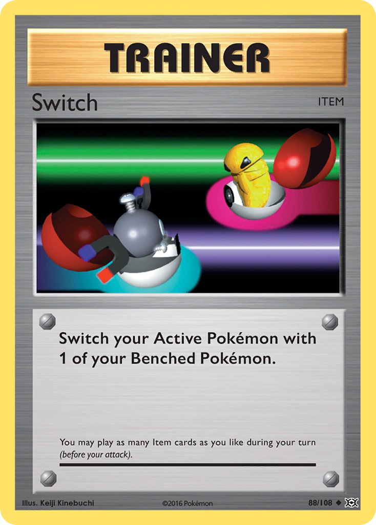(088/108) Pokemon TCG Evolutions Single: Switch Uncommon