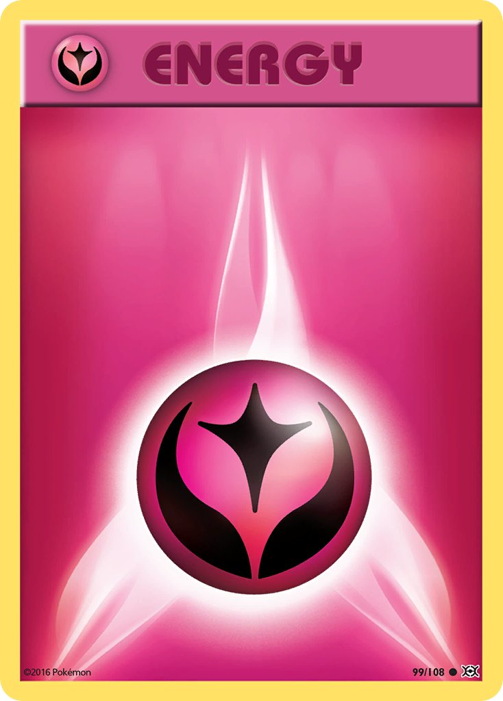 (099/108) Pokemon TCG Evolutions Single: Fairy Energy Common