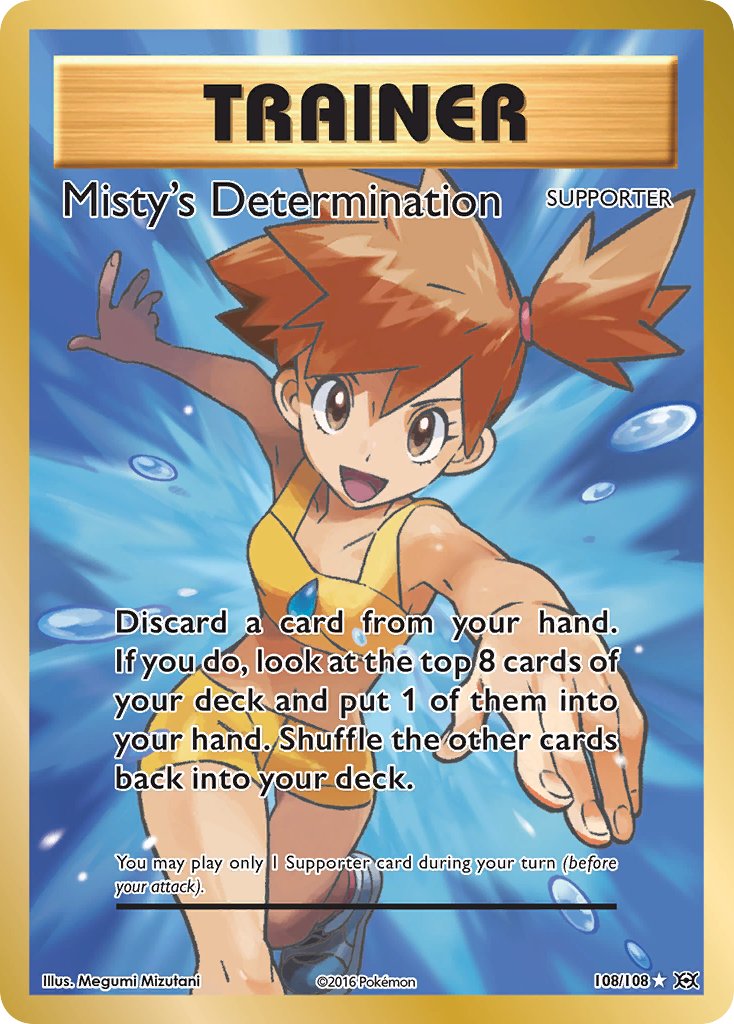 (108/108) Pokemon TCG Evolutions Single: Misty's Determination Ultra Rare
