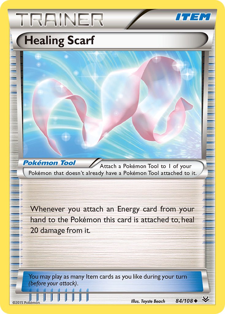 (084/108) Pokemon TCG Roaring Skies Single: Healing Scarf Reverse Holo Uncommon
