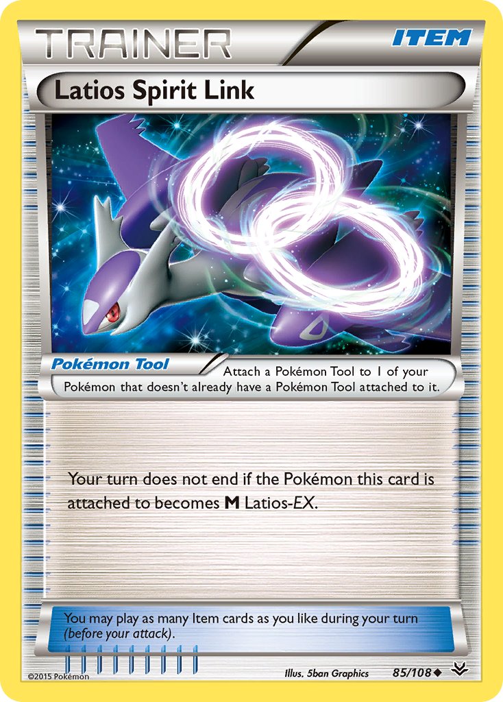 (085/108) Pokemon TCG Roaring Skies Single: Latios Spirit Link Uncommon