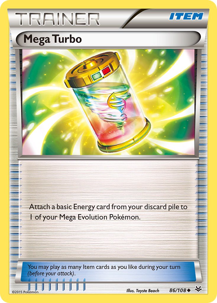 (086/108) Pokemon TCG Roaring Skies Single: Mega Turbo Uncommon