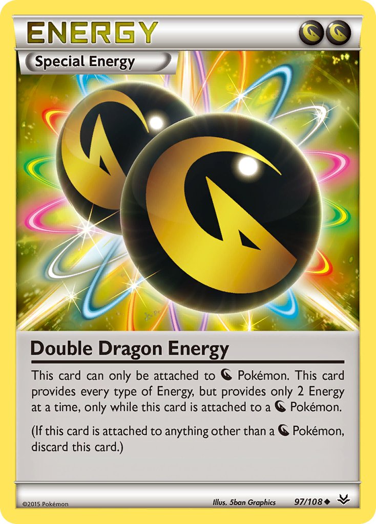 (097/108) Pokemon TCG Roaring Skies Single: Double Dragon Energy Uncommon