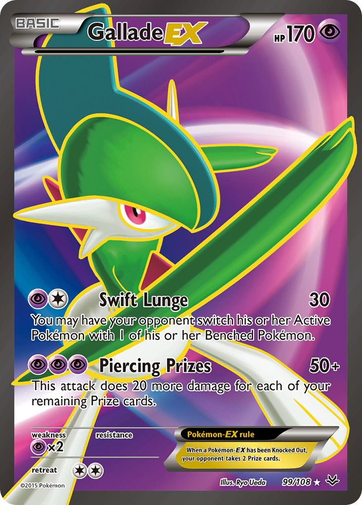 (099/108) Pokemon TCG Roaring Skies Single: Gallade EX Ultra Rare