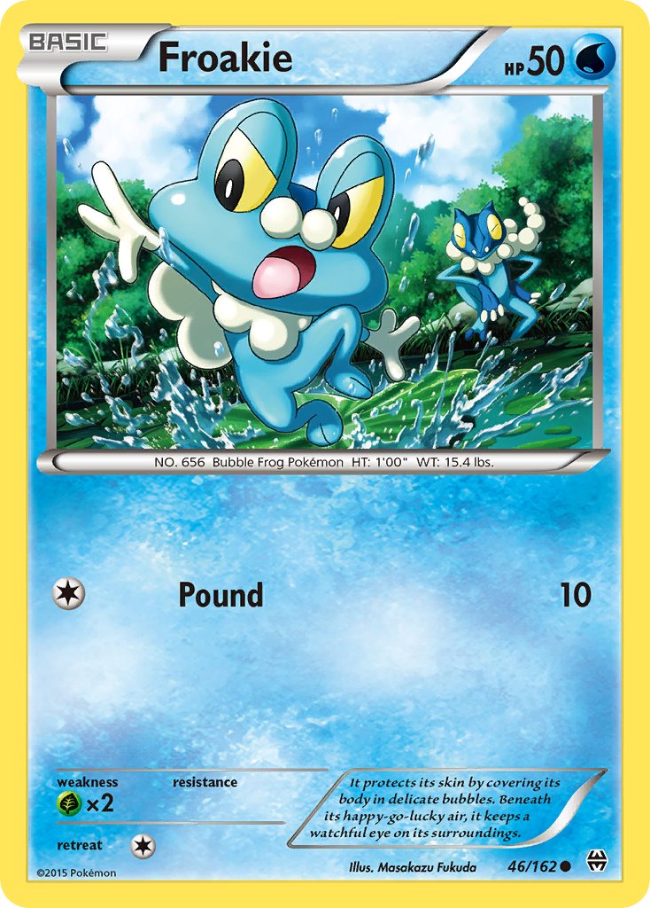 (046/162) Pokemon TCG BREAKthrough Single: Froakie Common