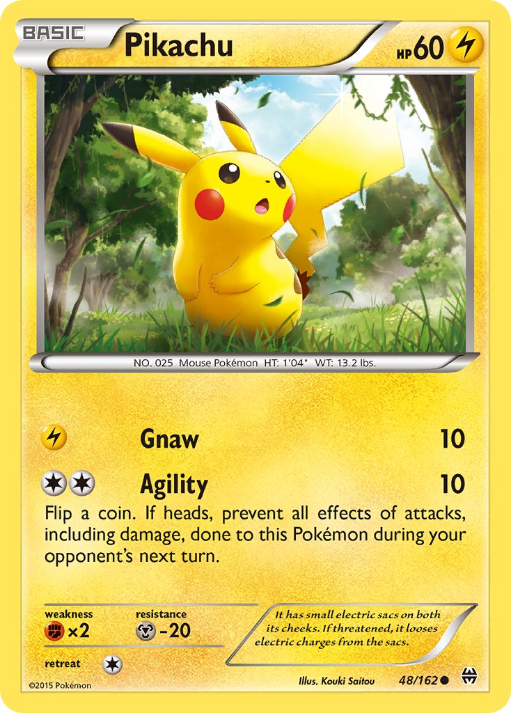 (048/162) Pokemon TCG BREAKthrough Single: Pikachu Common