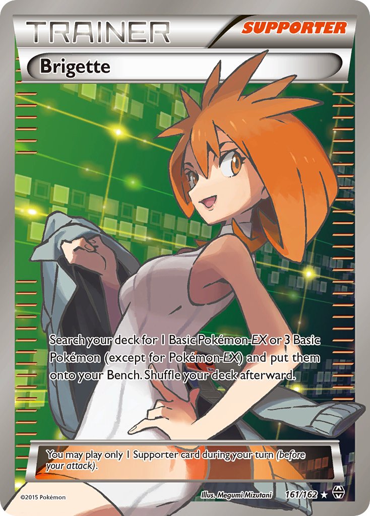 (161/162) Pokemon TCG BREAKthrough Single: Brigette Ultra Rare