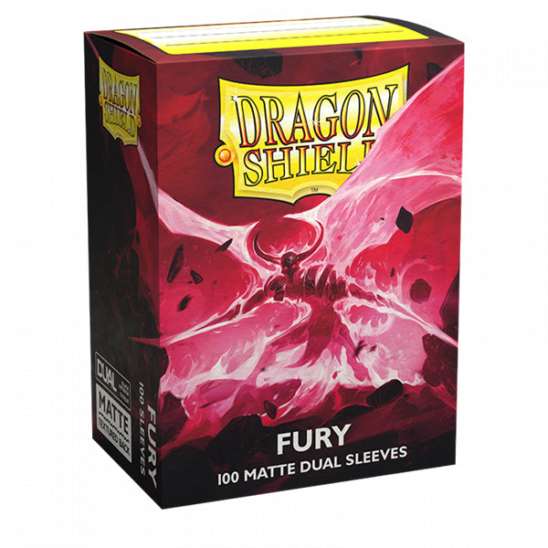 Dragon Shield: Dual Matte Sleeves: Standard Size - Fury (100ct.)