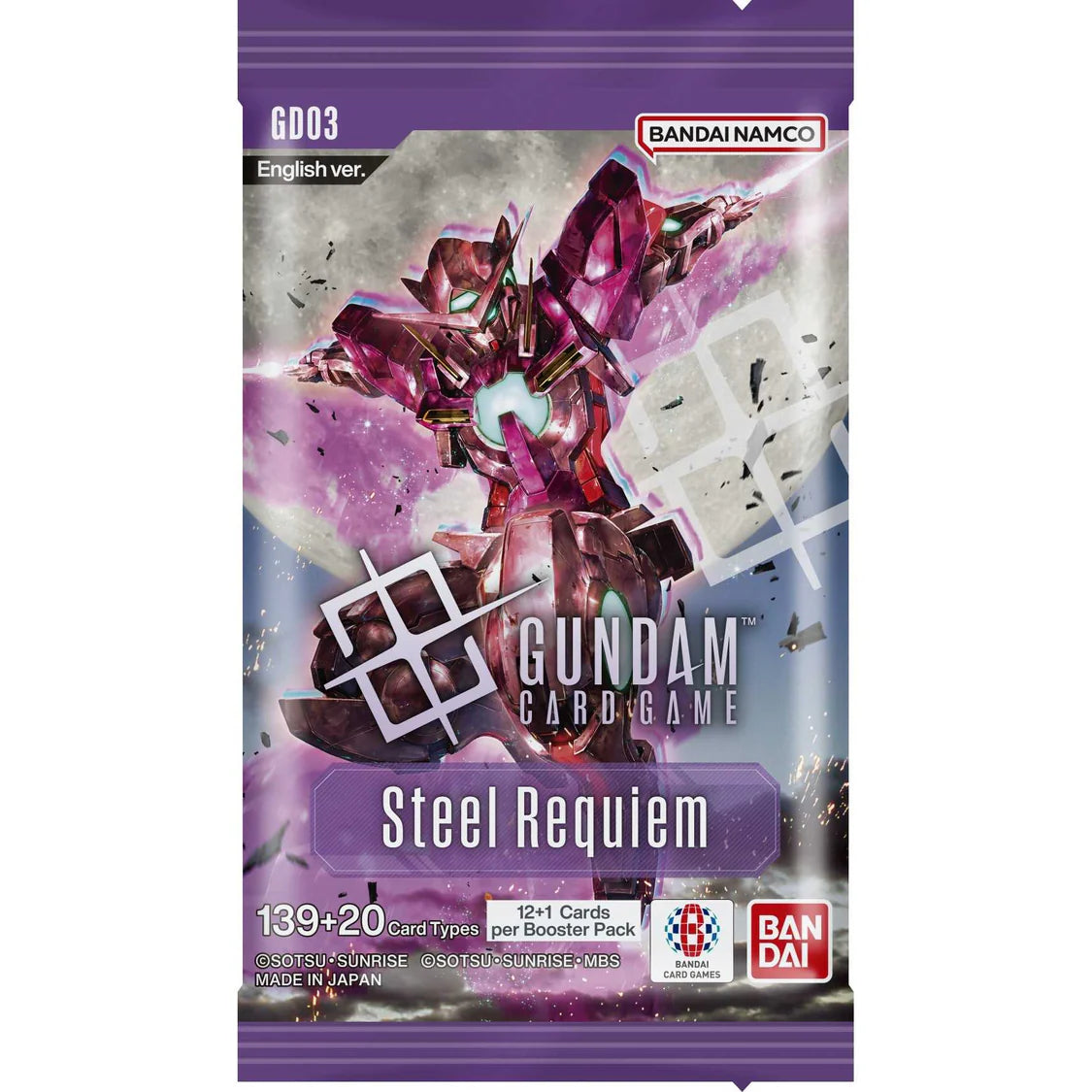 Gundam Card Game: Steel Requiem (GD03) Booster Pack