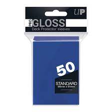 Ultra Pro Pro-Gloss Blue Small Deck Protector Sleeves 50ct