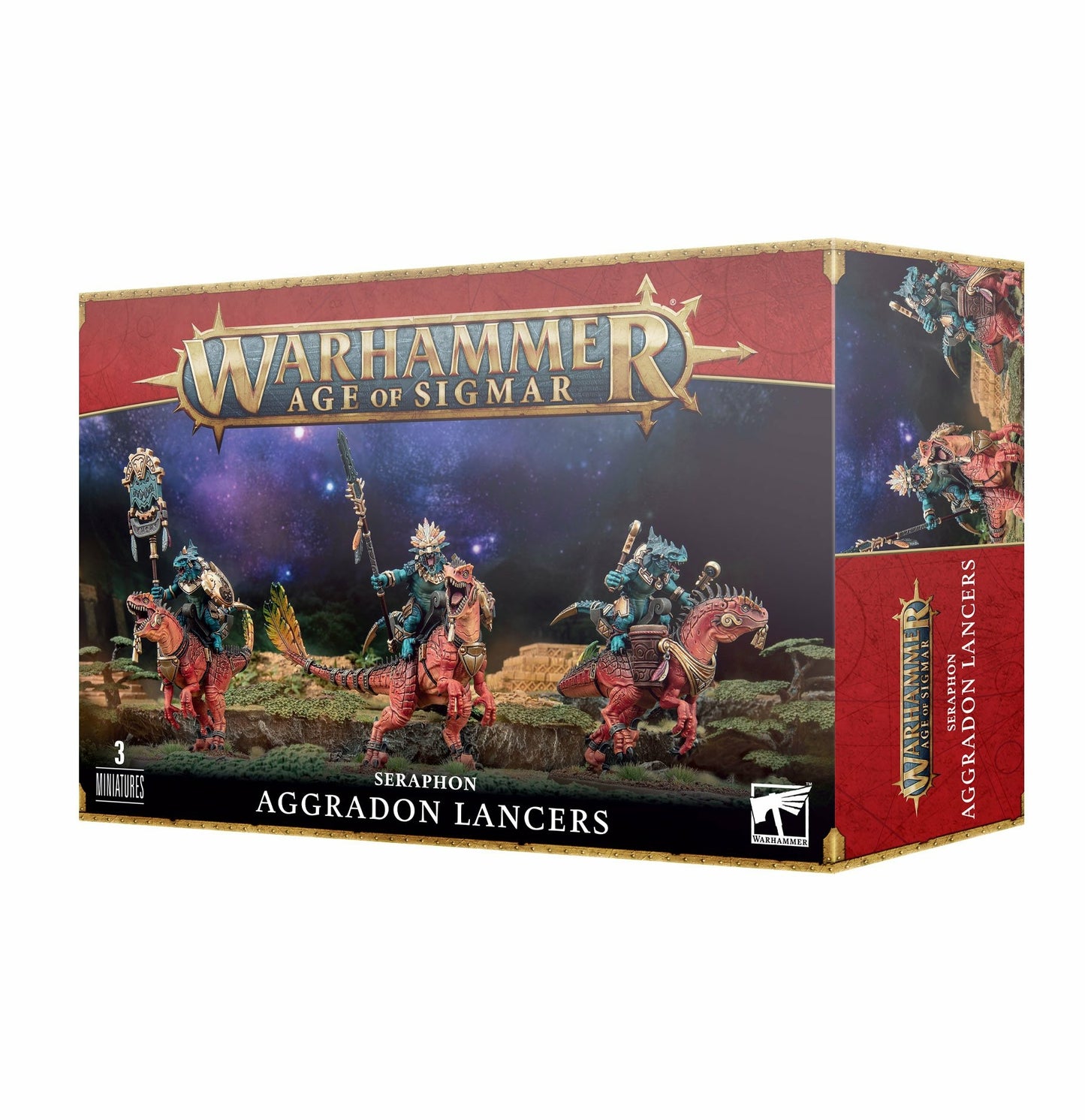 Warhammer: Age of Sigmar: Seraphon: Aggradon Lancers