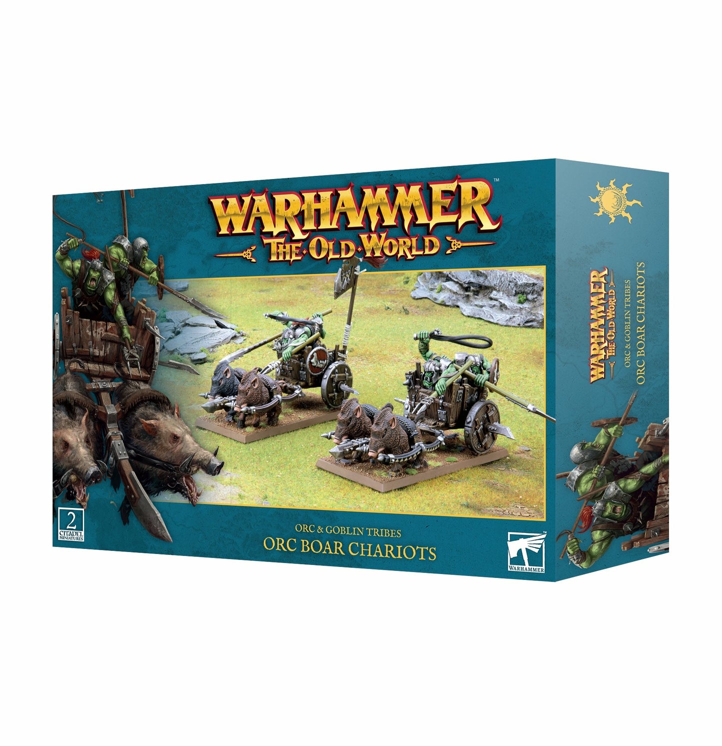 Warhammer: The Old World - Orc & Goblin Tribes: Orc Boar Chariots