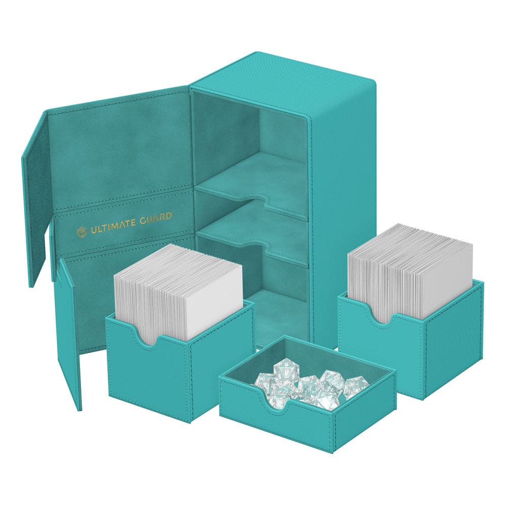 Ultimate Guard: Twin Flip'n'Tray 200+ Xenoskin "Summer Edition 2025" - Lagoon