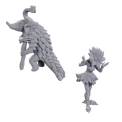 Wizkids - Pathfinder Battles Deep Cuts Miniatures: Wave 25 - Sunflower Leshy and Fruit Leshy