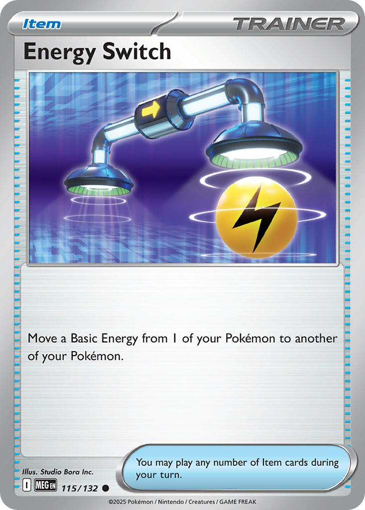 (115/MEG) Pokemon TCG Mega Evolution Single: Energy Switch Common