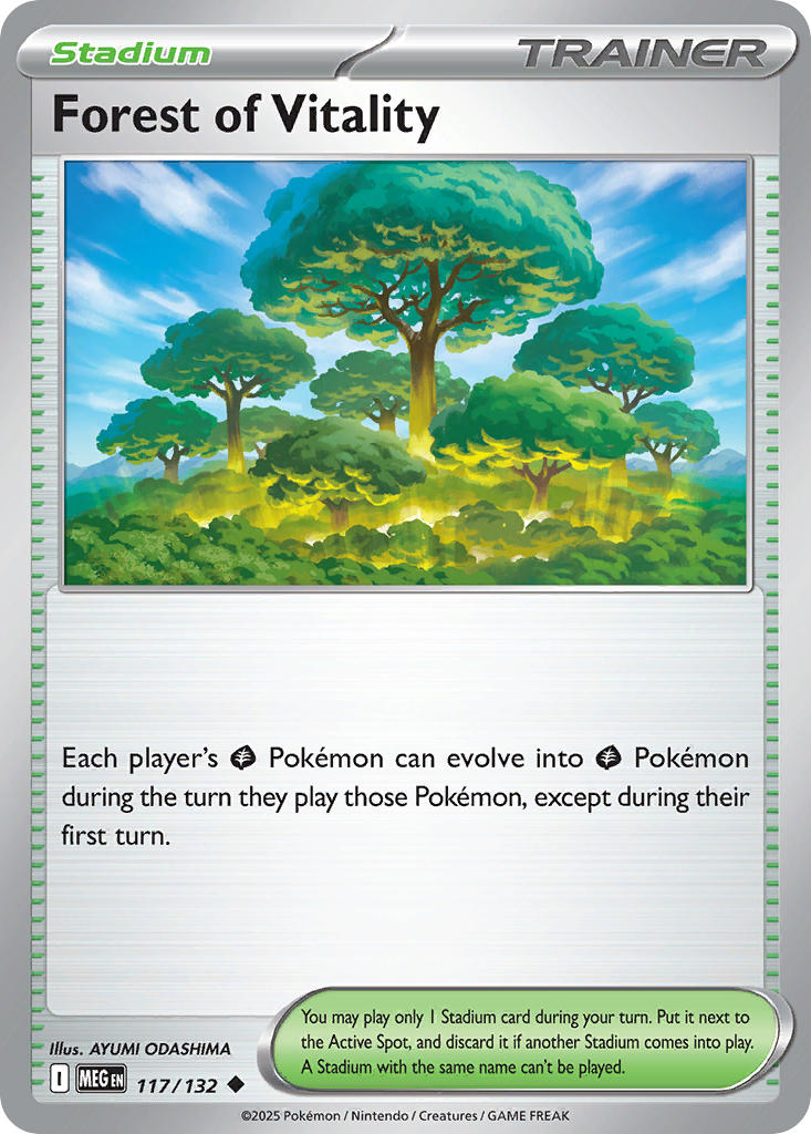 (117/MEG) Pokemon TCG Mega Evolution Single: Forest of Vitality Uncommon