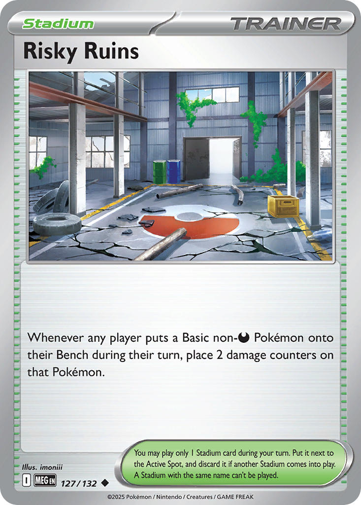 (127/MEG) Pokemon TCG Mega Evolution Single: Risky Ruins Uncommon