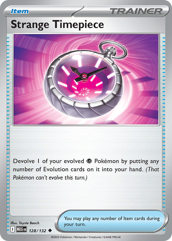 (128/MEG) Pokemon TCG Mega Evolution Single: Strange Timepiece Uncommon