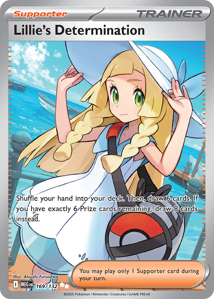 (169/MEG) Pokemon TCG Mega Evolution Single: Lillie's Determination Ultra Rare