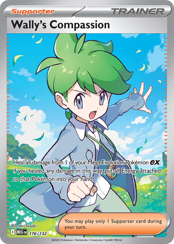 (176/MEG) Pokemon TCG Mega Evolution Single: Wally's Compassion Ultra Rare