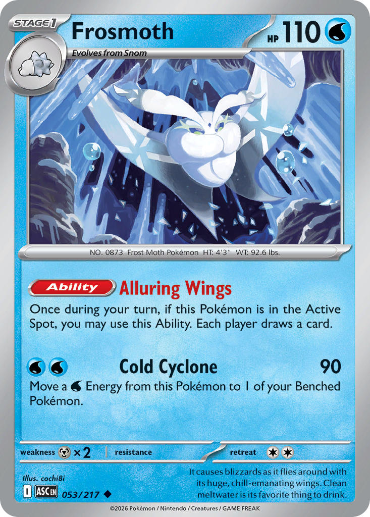 (053/217) Pokemon TCG Ascended Heroes Single: Frosmoth Uncommon