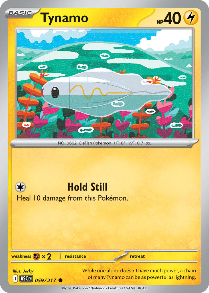 (059/217) Pokemon TCG Ascended Heroes Single: Tynamo Common