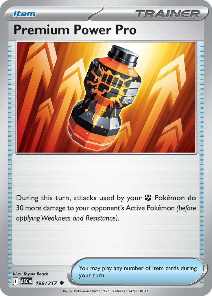 (199/217) Pokemon TCG Ascended Heroes Single: Premium Power Pro Uncommon