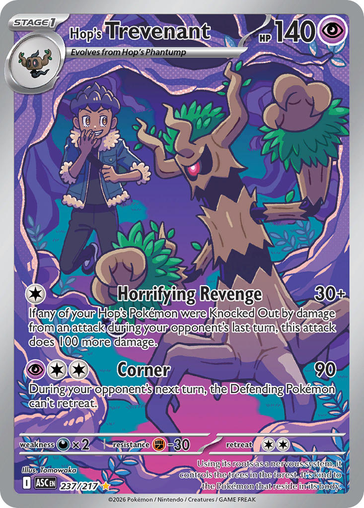 (237/217) Pokemon TCG Ascended Heroes Single: Hop's Trevenant Illustration Rare