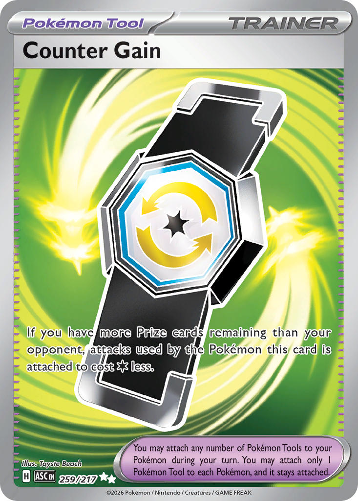(259/217) Pokemon TCG Ascended Heroes Single: Counter Gain Ultra Rare