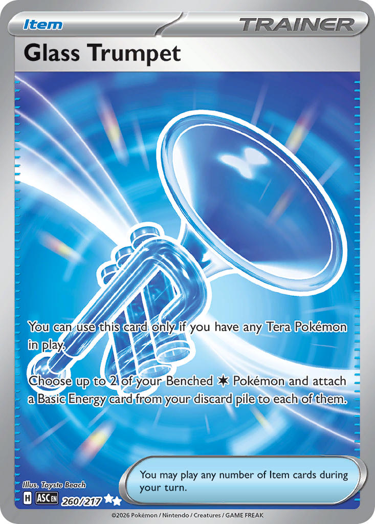 (260/217) Pokemon TCG Ascended Heroes Single: Glass Trumpet Ultra Rare
