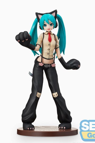 Hatsune Miku: Project DIVA Arcade Future Tone: Kitty Cat PVC Statue 23 cm